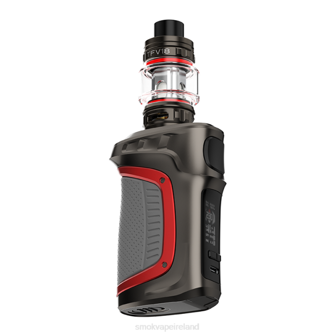 SMOK MAG-18 KIT PNJR73 - SMOK vape Dublin Gun Metal Red TPU