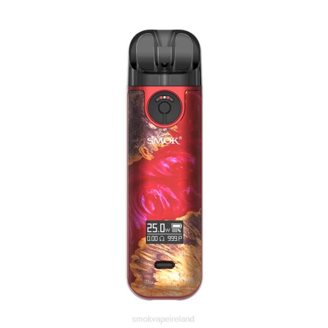 SMOK NOVO 4 Kit PNJR229 - SMOK vape sale Red Stabilizing Wood