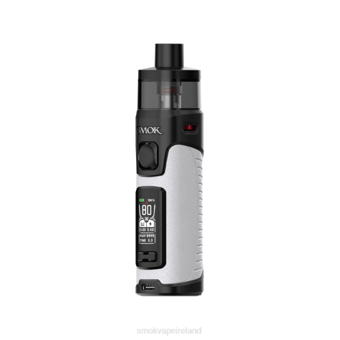 SMOK RPM 5 Pro Kit PNJR79 - SMOK vape sale Beige White Leather